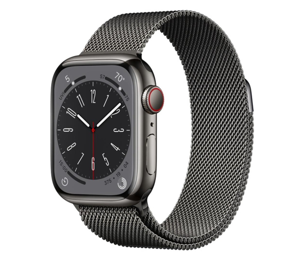 Apple Watch 8 41/Graphite Steel/Graphite Milanese Loop LTE - 1070989 - zdjęcie